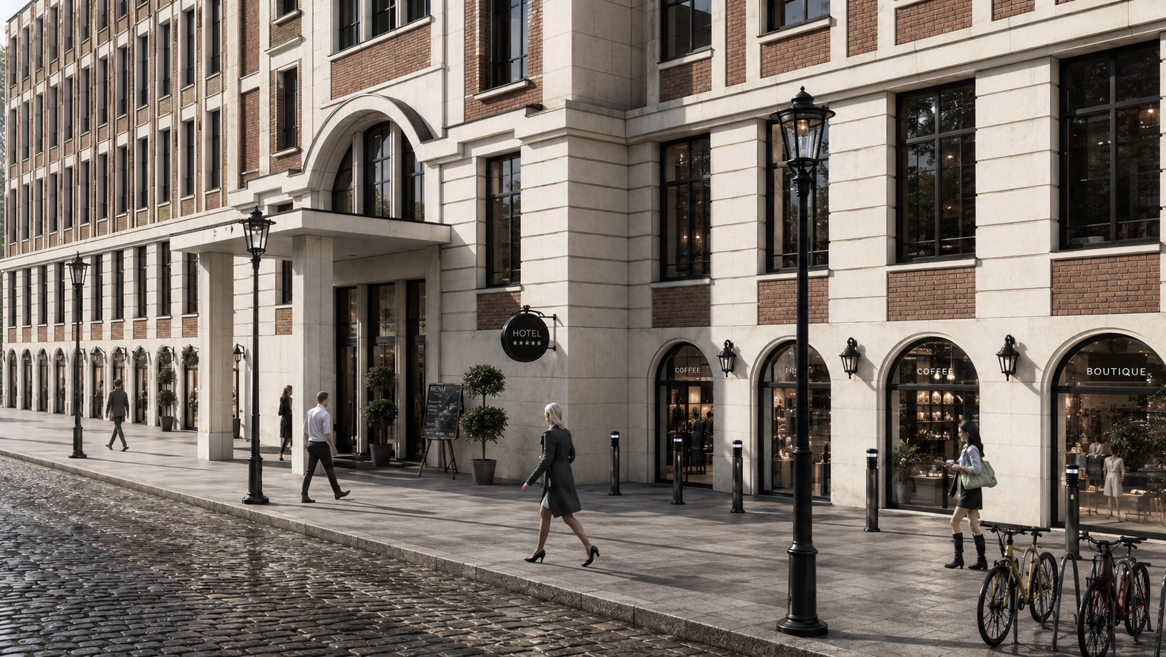 Hotel — miejska pierzeja